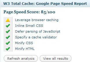 page-speed-report
