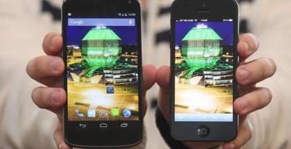 LG Google Nexus vs iPhone 5