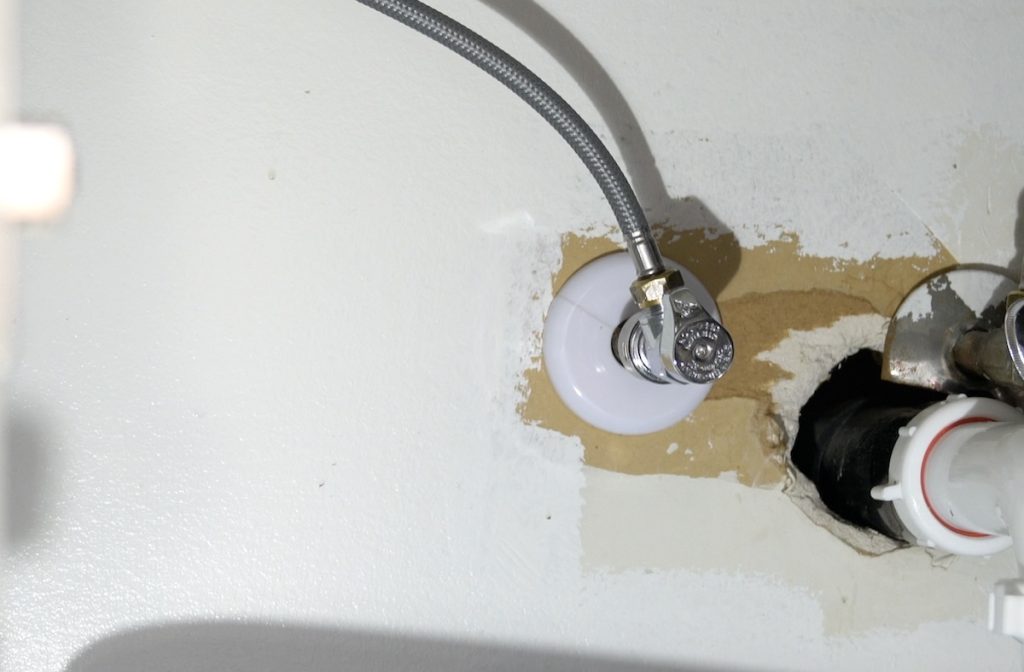 How To Fix A Leaky Shut Off Valve Under The Bathroom Sink When