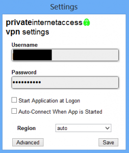 private internet access loading