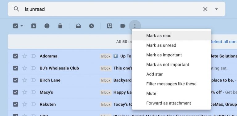all my gmail inbox mail disappeared
